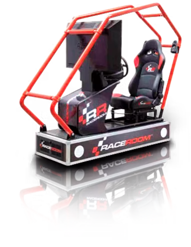 Парный стенд с брендингом RaceRoom