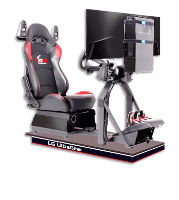 Основной стенд RaceRoom в клубе